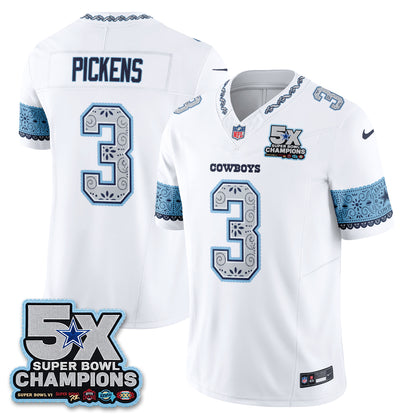 Dallas Cowboys 2026 Hispanic Month Edition Vapor Jersey - Stitched