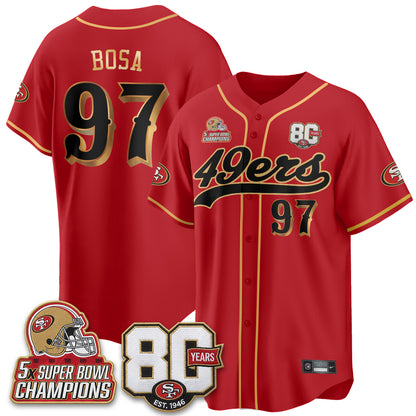 SF 80 Years & 5X Champs Limited Edition - Stitched