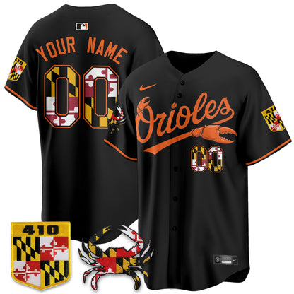 BAL Crab x Maryland Vapor Limited Custom Jersey - Stitched