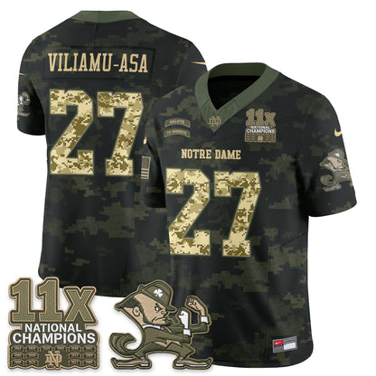 ND 2026 Salute to Service Vapor Jersey - Stitched