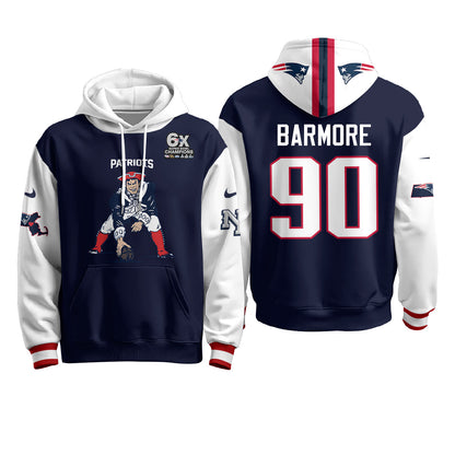 NE Minuteman Edition Fleece Hoodie - Printed