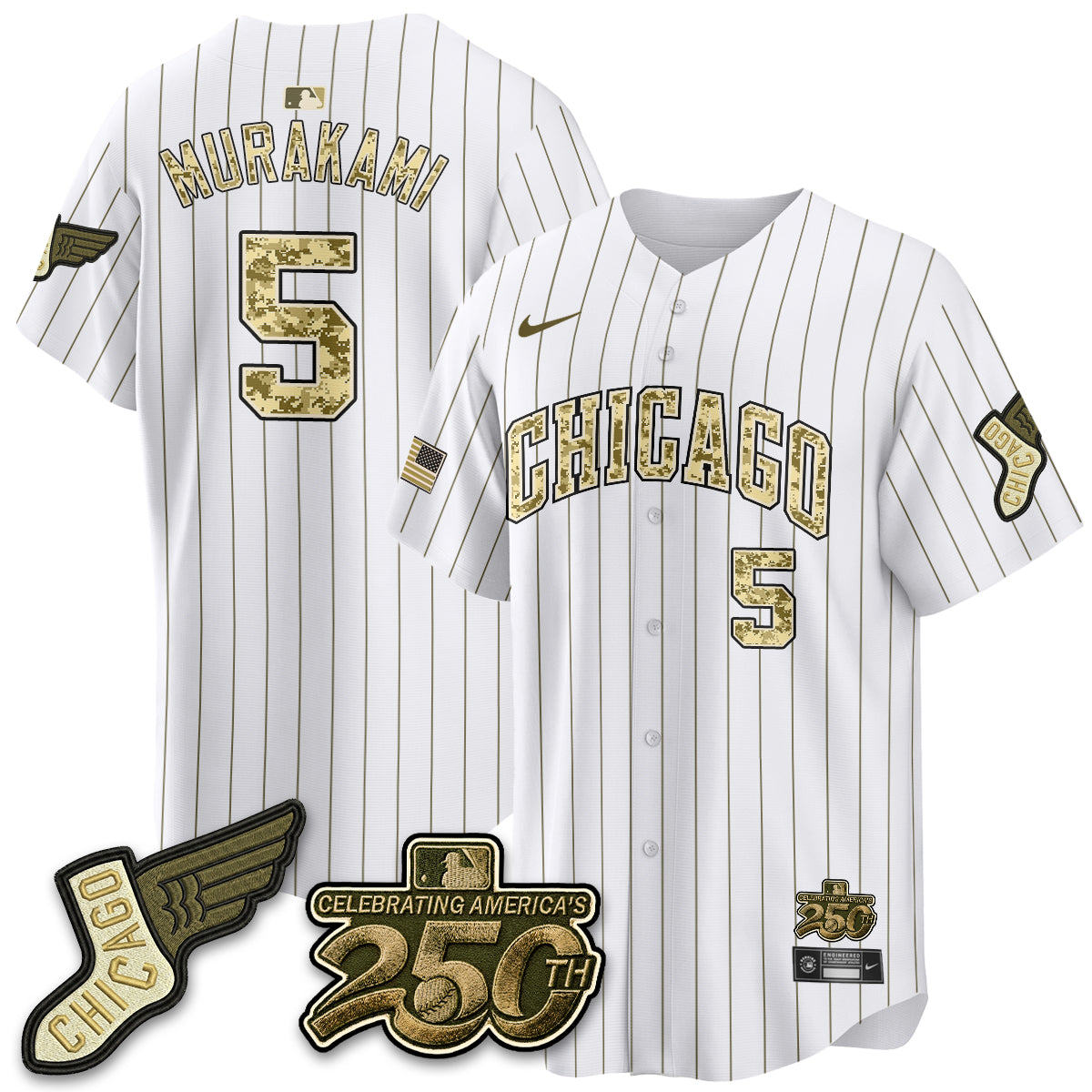 Chicago White Sox Salute to Service 2026 Vapor Limited Jersey - Stitched