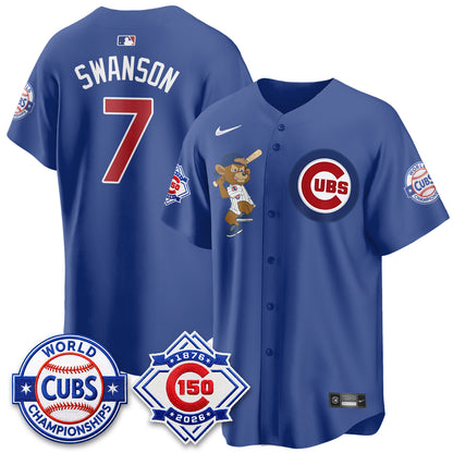 Chicago Cubs Clark Edition Vapor Limited Jersey - Stitched