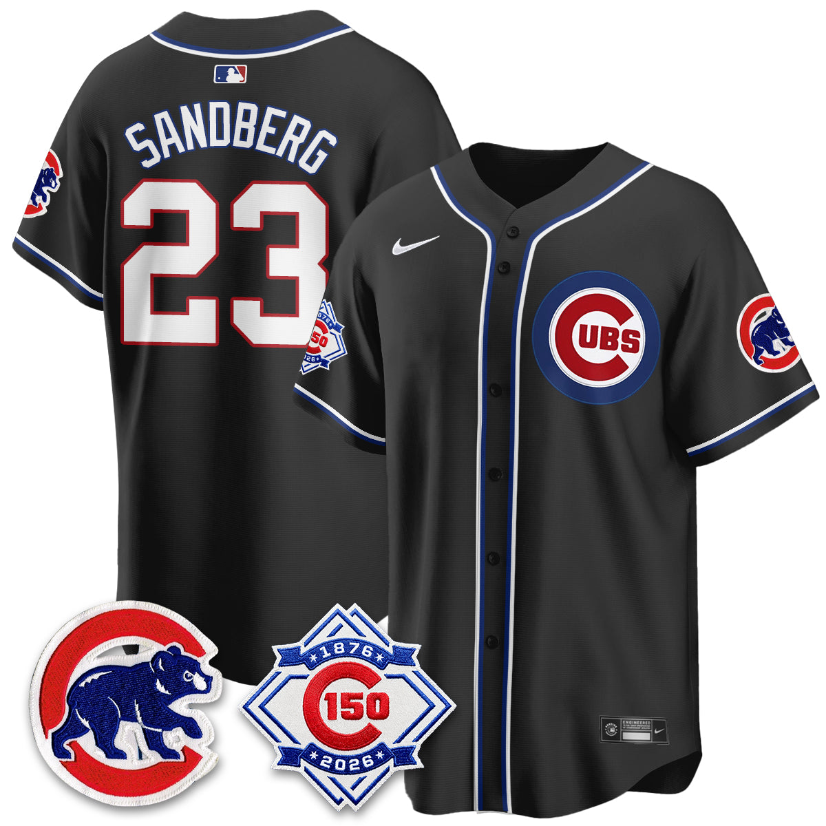 CHC 150th Anniversary Black Out Style Vapor Premier Limited Jersey - All Stitched (1)