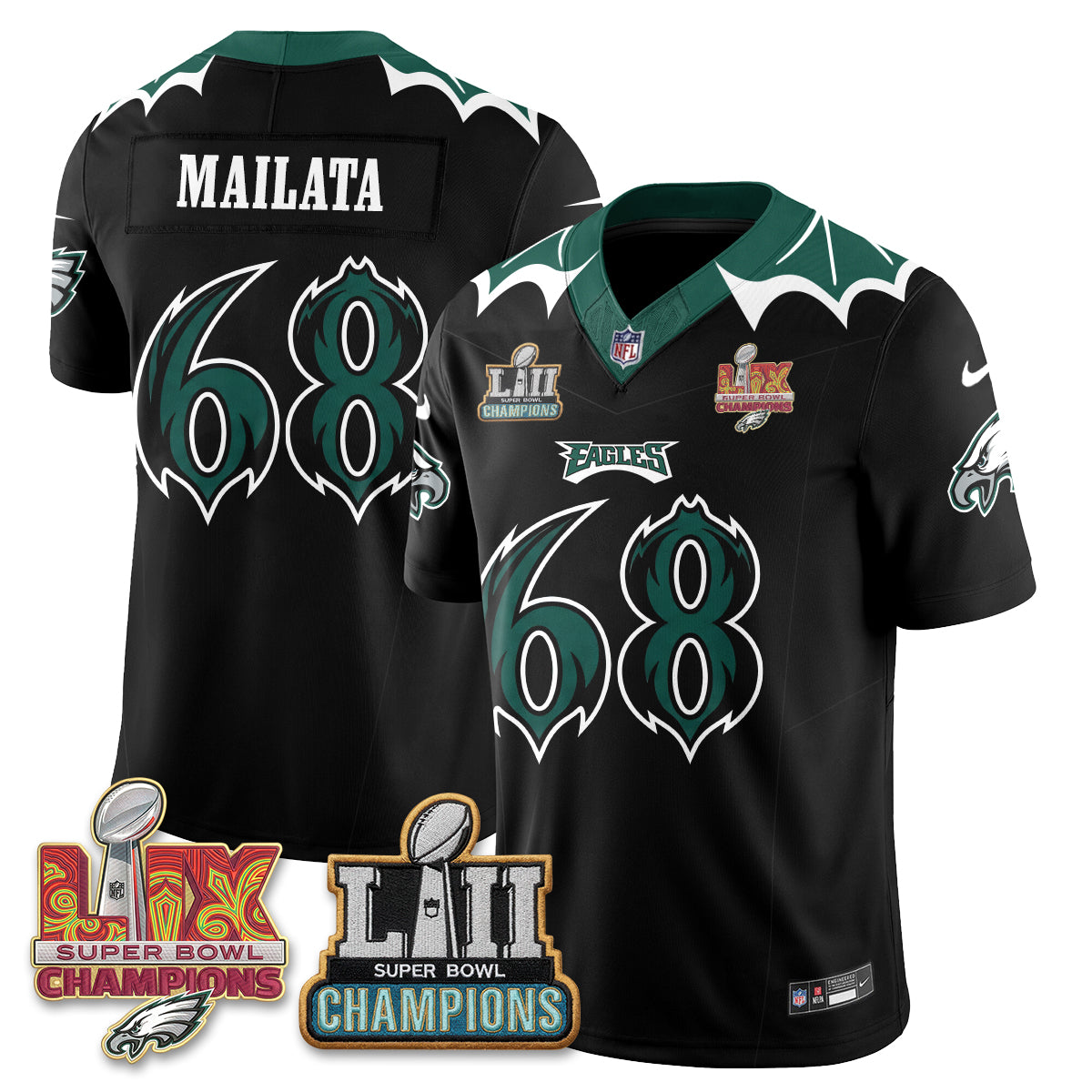 PHI x Bat Edition Vapor Jersey - Stitched
