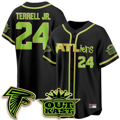 ATL 30th Anniversary ATLiens Baseball Vapor Jersey - Stitched