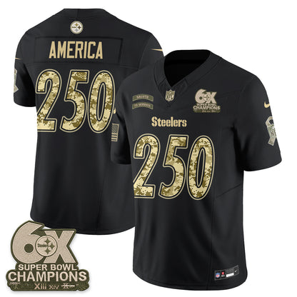 Pittsburgh Steelers 2026 Salute to Service Edition Vapor Jersey V3- Stitched