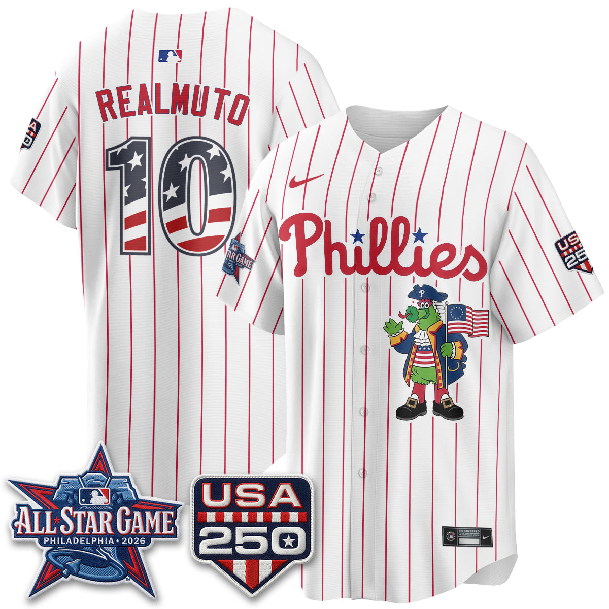 Philadelphia Phillies 2026 All Star Phanatic Edition Vapor Jersey - Stitched