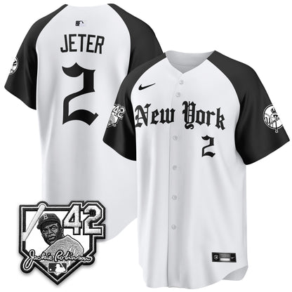 NYY 2026 Jackie Robinson Day Gothic Vapor Limited Jersey - All Stitched