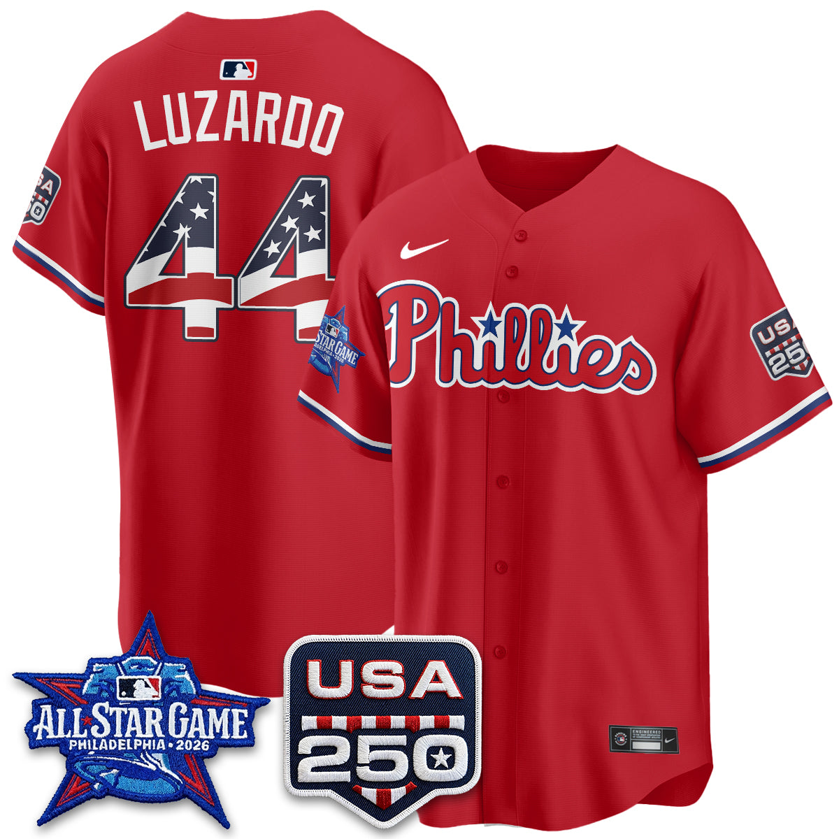 Philadelphia Phillies 2026 All Star Edition Vapor Jersey - Stitched