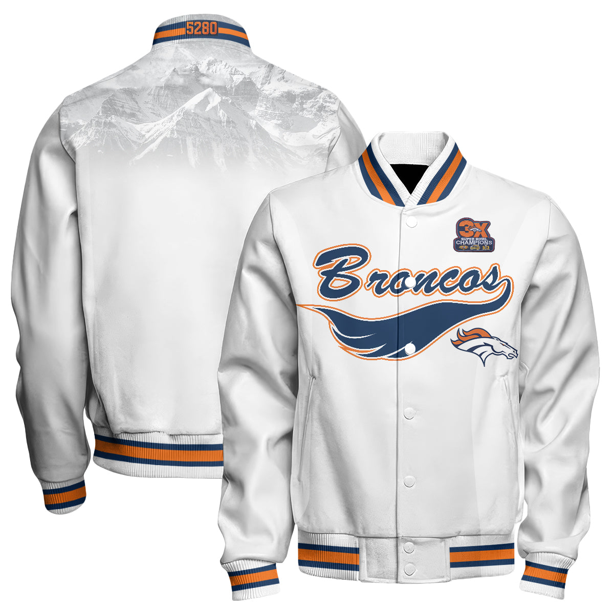 DEN Fangear Edition Baseball Jacket - Printed