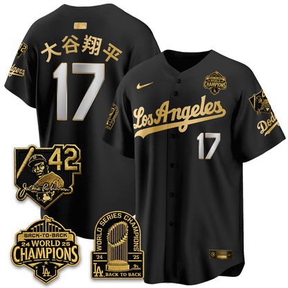 LAD 2026 New Era Gold Collection Vapor Limited Jersey - B2B Champs - All Stitched