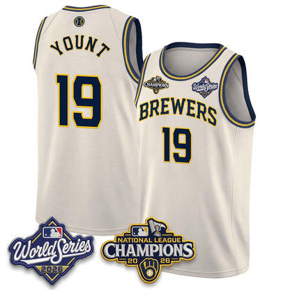 MIL 2026 NL Champions Basketball Jersey - Stitched