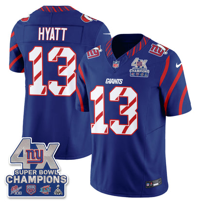 NYG  Xmas Edition Vapor Jersey - Stitched