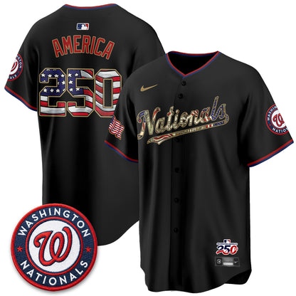 WSH 2026 Independence Day USA Vapor Jersey - Stitched