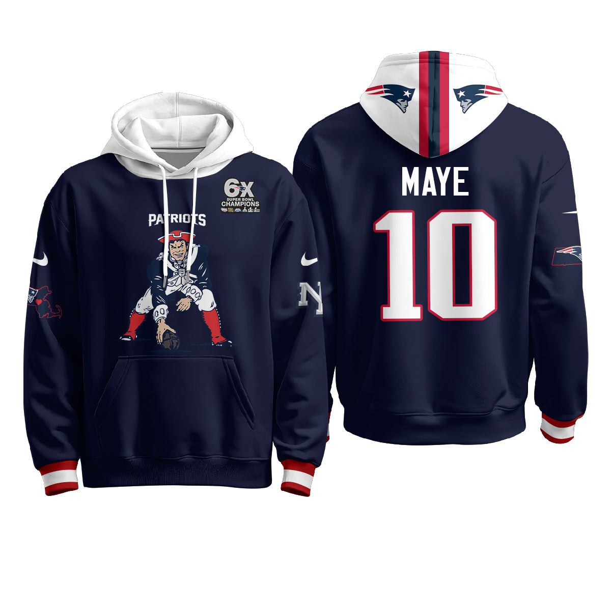 NE Minuteman Edition Hoodie - Stitched