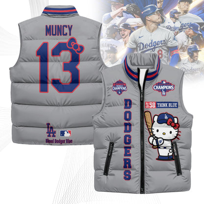 LAD x Meow KT Puffer Vest - Printed
