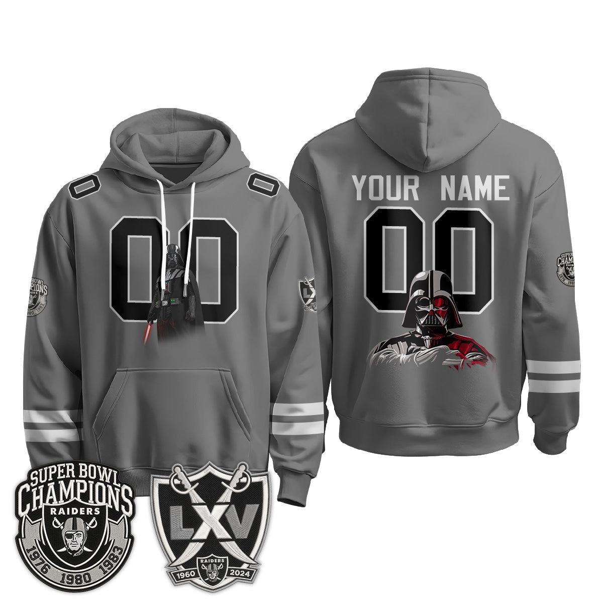LVR x Dark Lord Edition Pullover Custom Hoodie - Printed