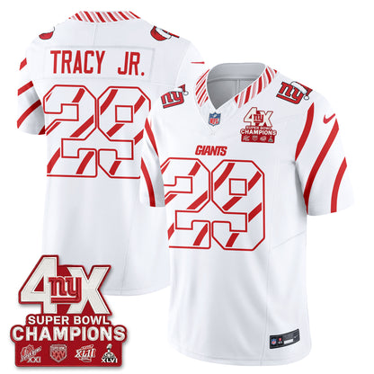 NYG  Xmas Edition Vapor Jersey - Stitched
