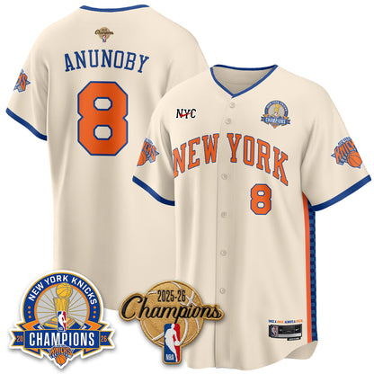 NYK 2026 NBA Champions Special Edition Vapor Jersey V2- Stitched