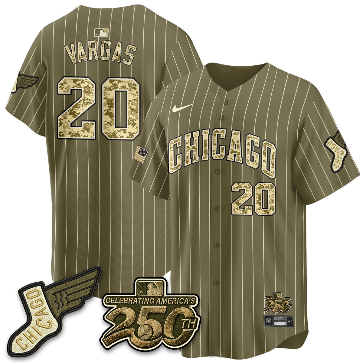 Chicago White Sox Salute to Service 2026 Vapor Limited Jersey - Stitched