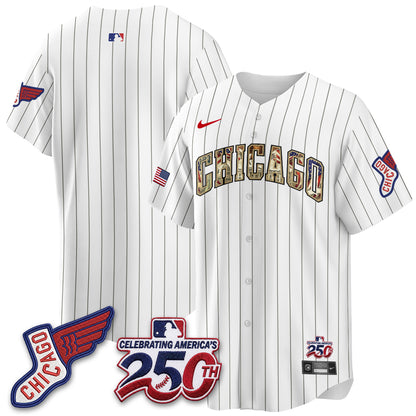 Chicago White Sox 2026 Independence Day USA Vapor Jersey - Stitched