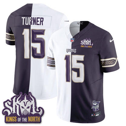 MIN 2026 Rivalries Split V2 Vapor Jersey - Stitched