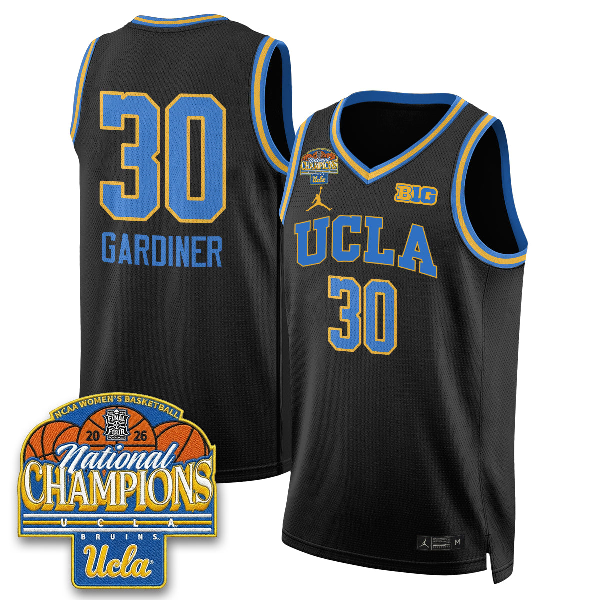 UCLA Women's Basketball National Champion 2026 Limited Jersey -  All Stitched