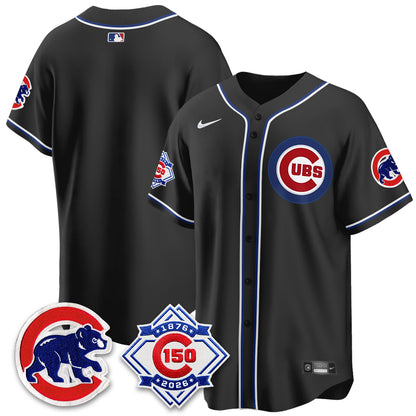 CHC 150th Anniversary Black Out Style Vapor Premier Limited Jersey - All Stitched (1)