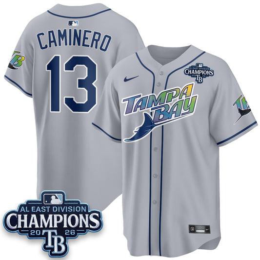 TB 2026 AL East Champs Vapor Jersey - Stitched