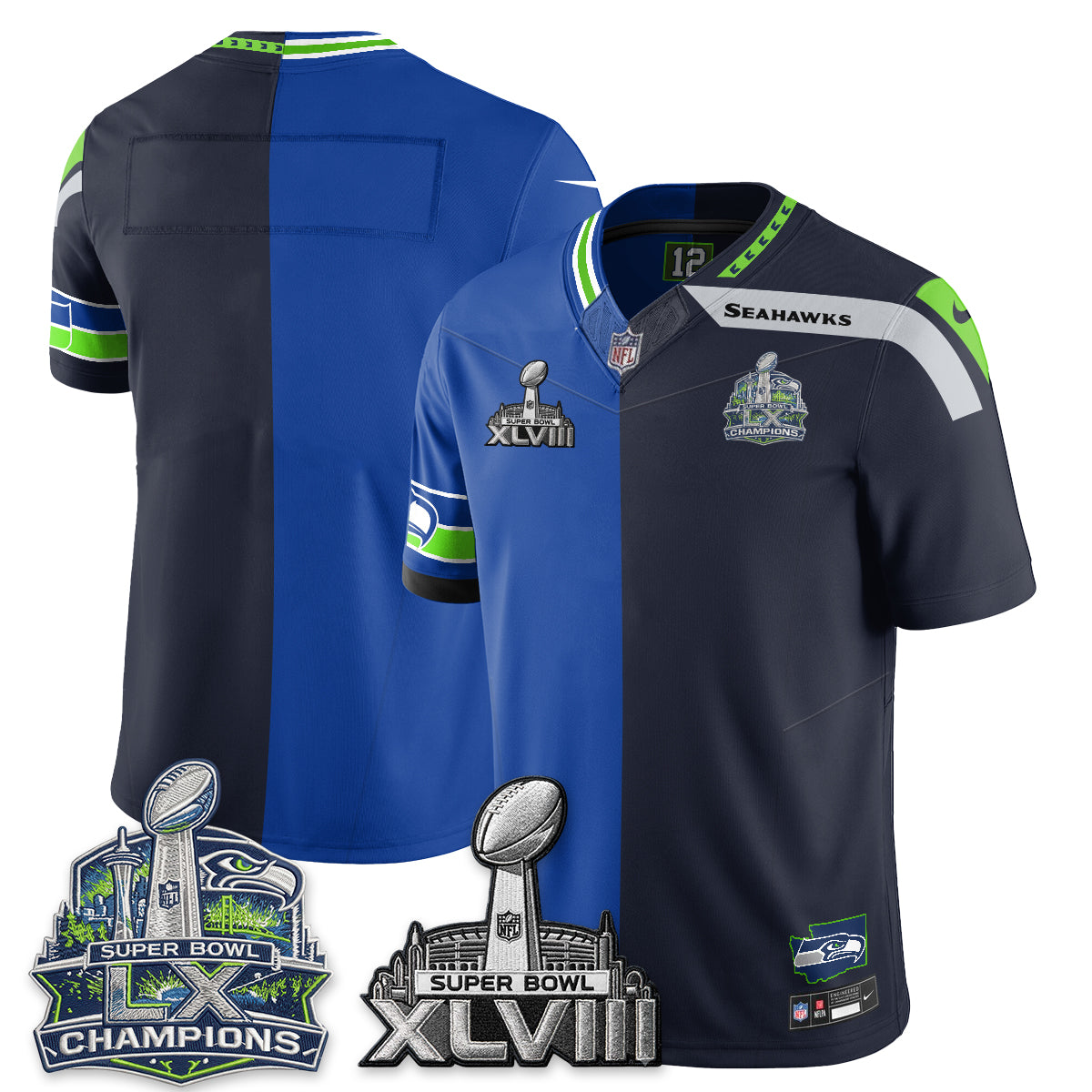 SEA S.Bowl Champs Split Edition - Stitched (2)