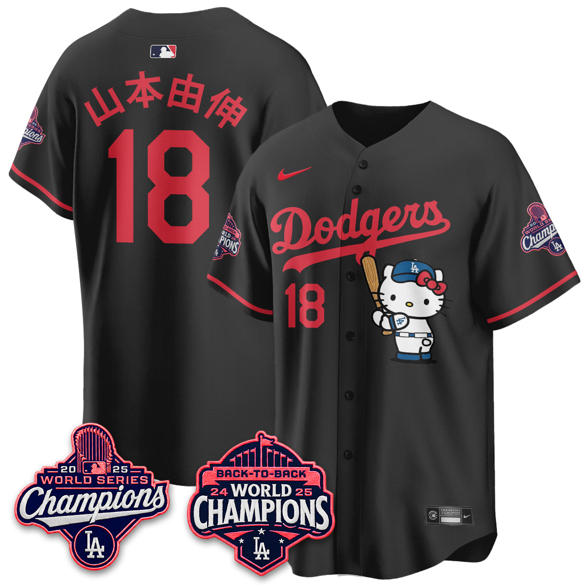 LAD x Hello Kitty Night 2026 Vapor White Jersey - All Stitched