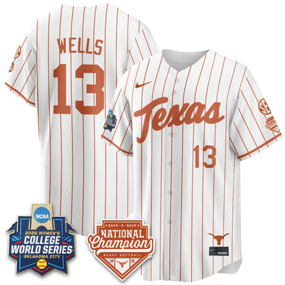 TEX Softball 2026 World Series (WCWS) Vapor Premier Limited Jersey - B2B Champs - Stitched
