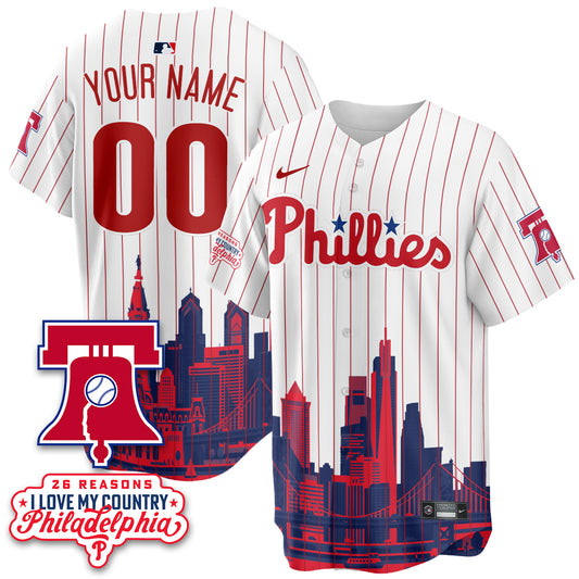 PHI "26 Reasons I Love My Country" Edition Vapor Custom Jersey - Stitched