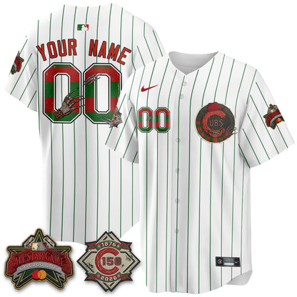 CHC A Nightmare on Wrigley Field Edition Vapor Custom Jersey - Stitched