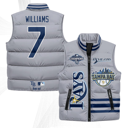 TB "Devil Rays" Puffer Vest - Printed