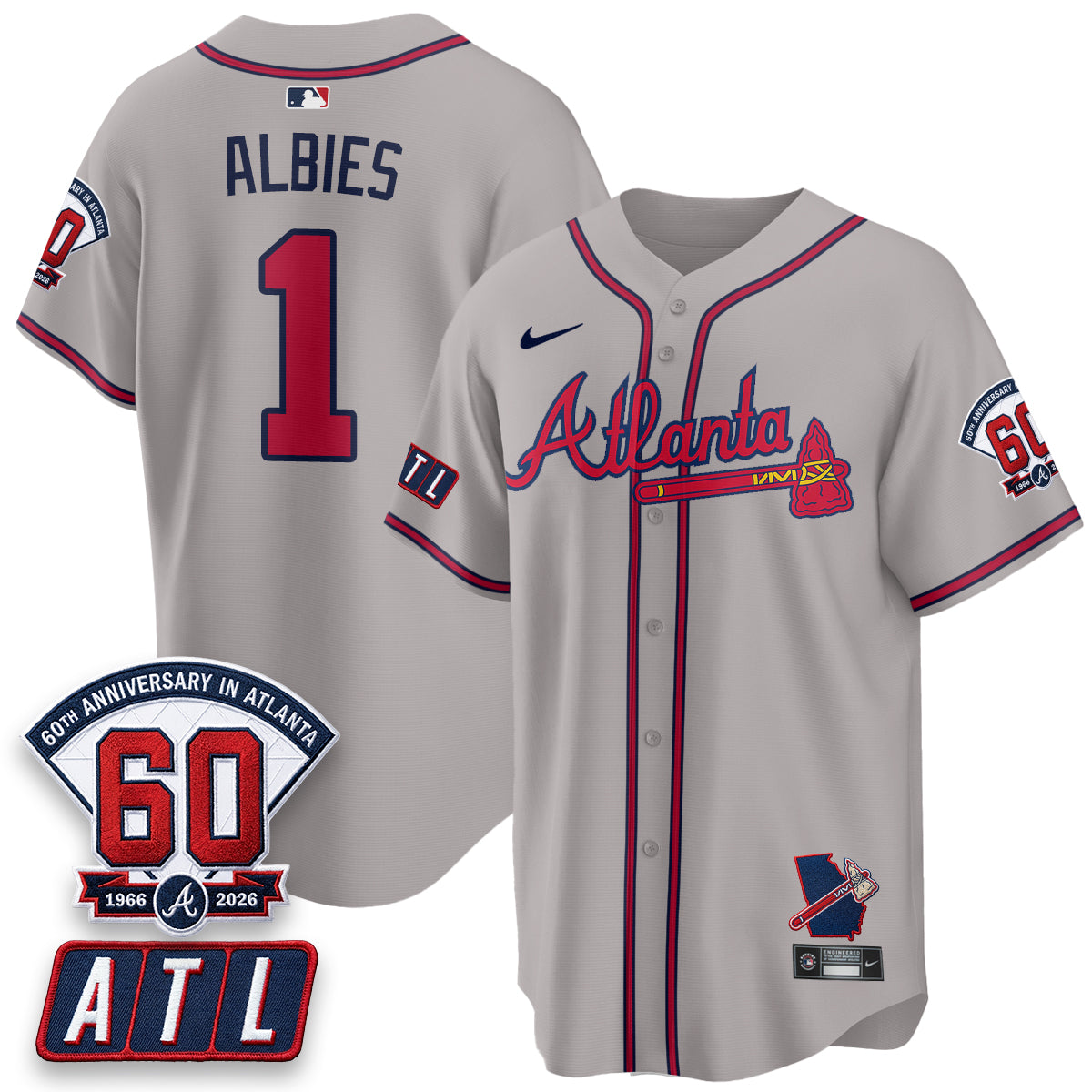 ATL 2026 60th Anniversary Vapor City Connect Limited Jersey - All Stitched