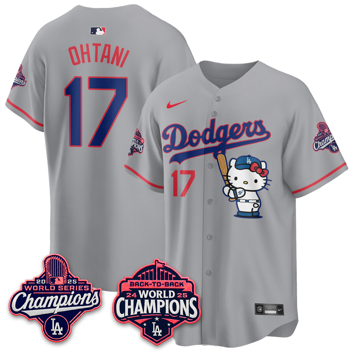 LAD x Hello Kitty Night 2026 Vapor White Jersey - All Stitched