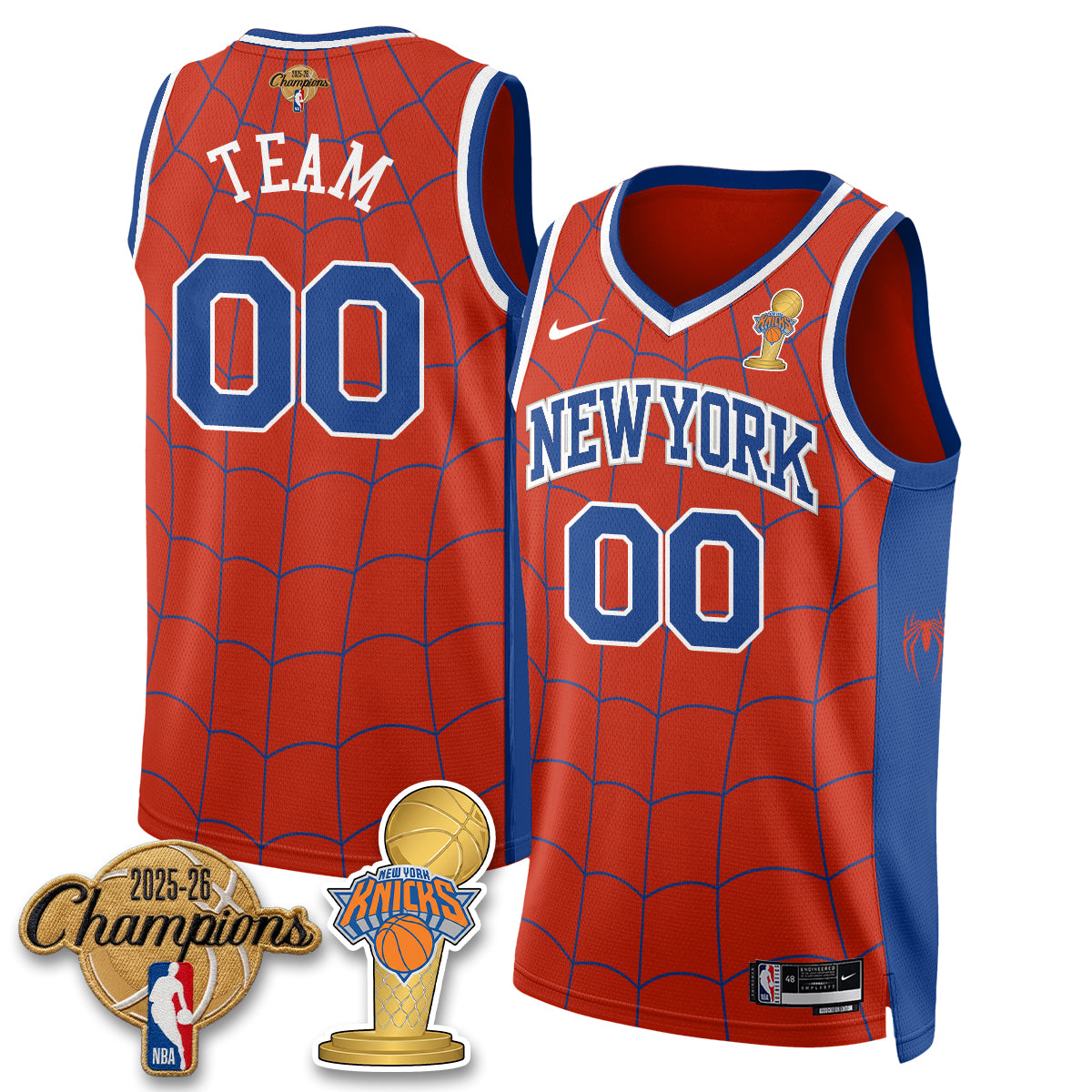 New York Knicks 2026 Champions Brand New Day Vapor Jersey - Stitched