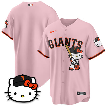 San Francisco Giants x Meow KT Vapor Jersey - Stitched