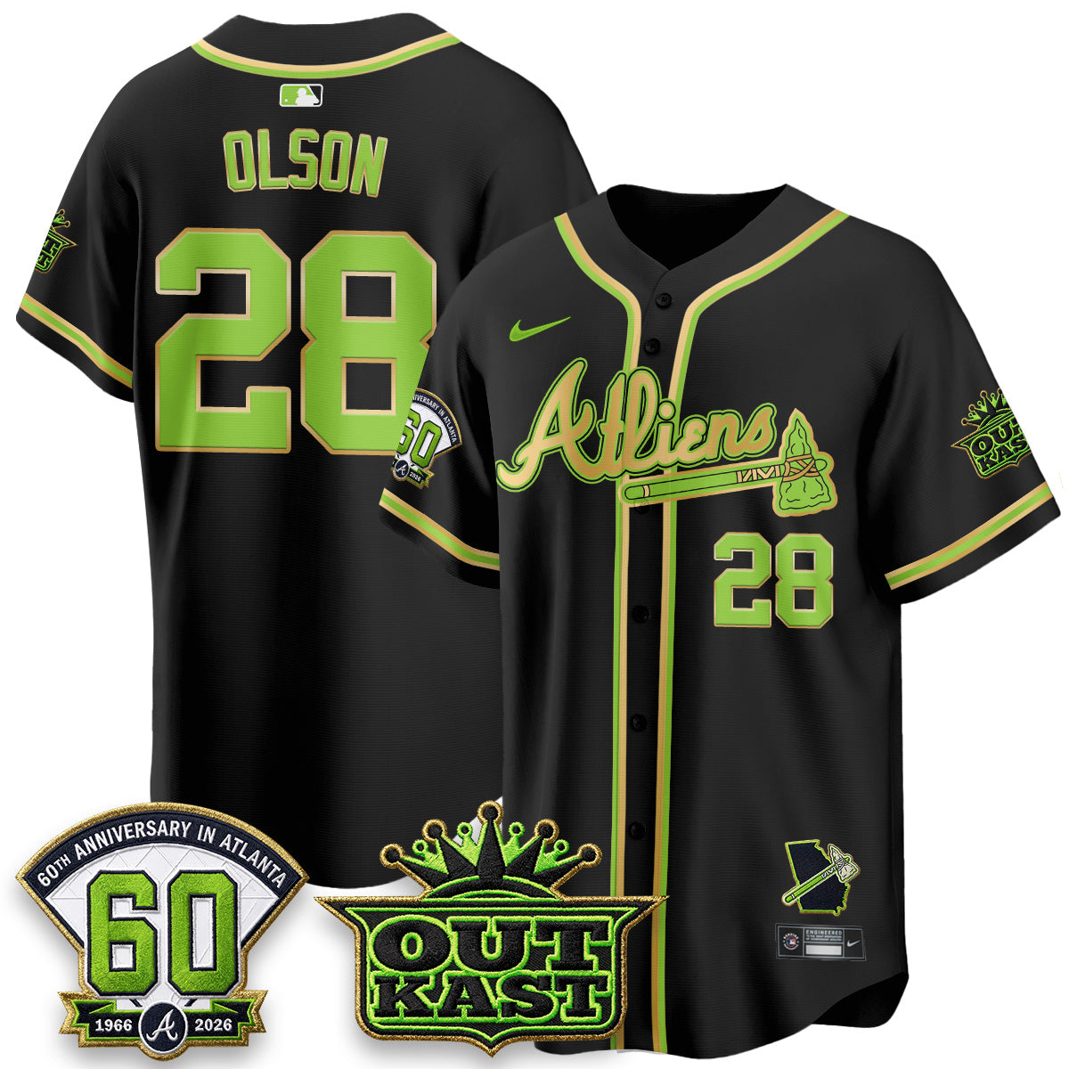 ATL x Outkast Atliens Vapor Jersey - Stitched