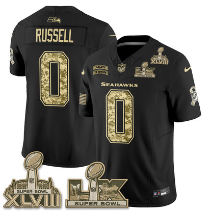 Seattle Seahawks 2026 Salute to Service V2 Vapor Jersey - Stitched
