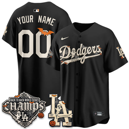 LAD Halloween 2026 Vapor Custom Jersey - Stitched