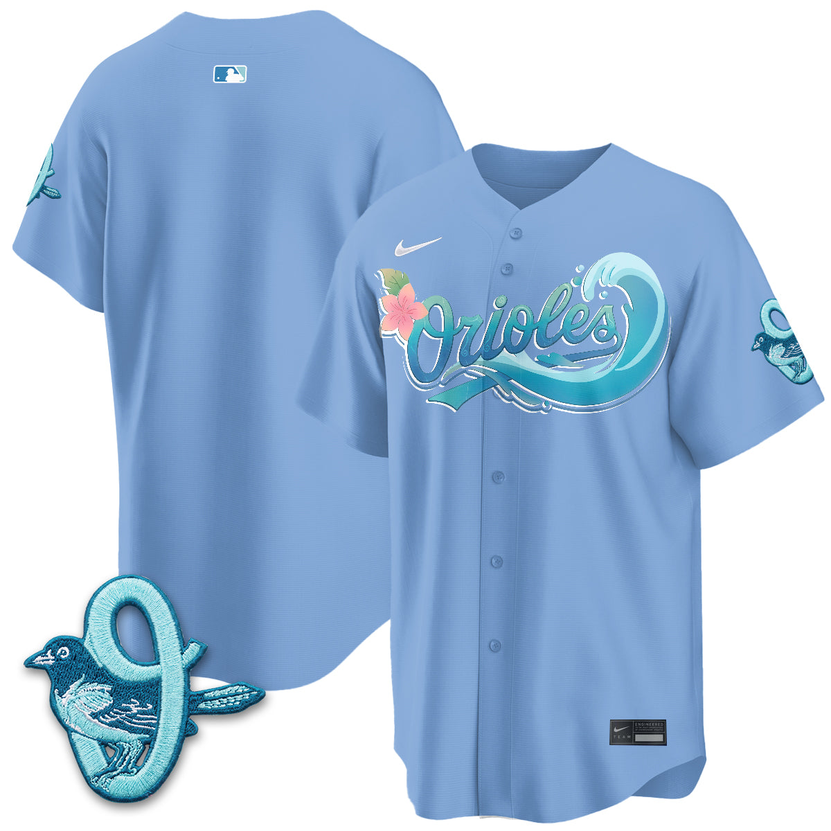 Baltimore Orioles Aloha Spirit Vapor Premier Jersey - Stitched