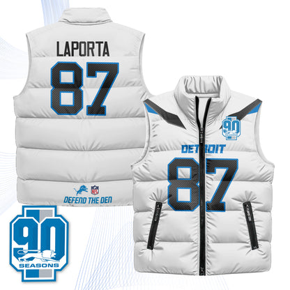 DET Xmas 2026 Rivalries Puffer Vest - Printed