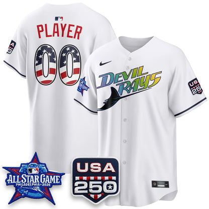 Tampa Bay Rays 2026 All Star Edition Vapor Custom Jersey - Stitched