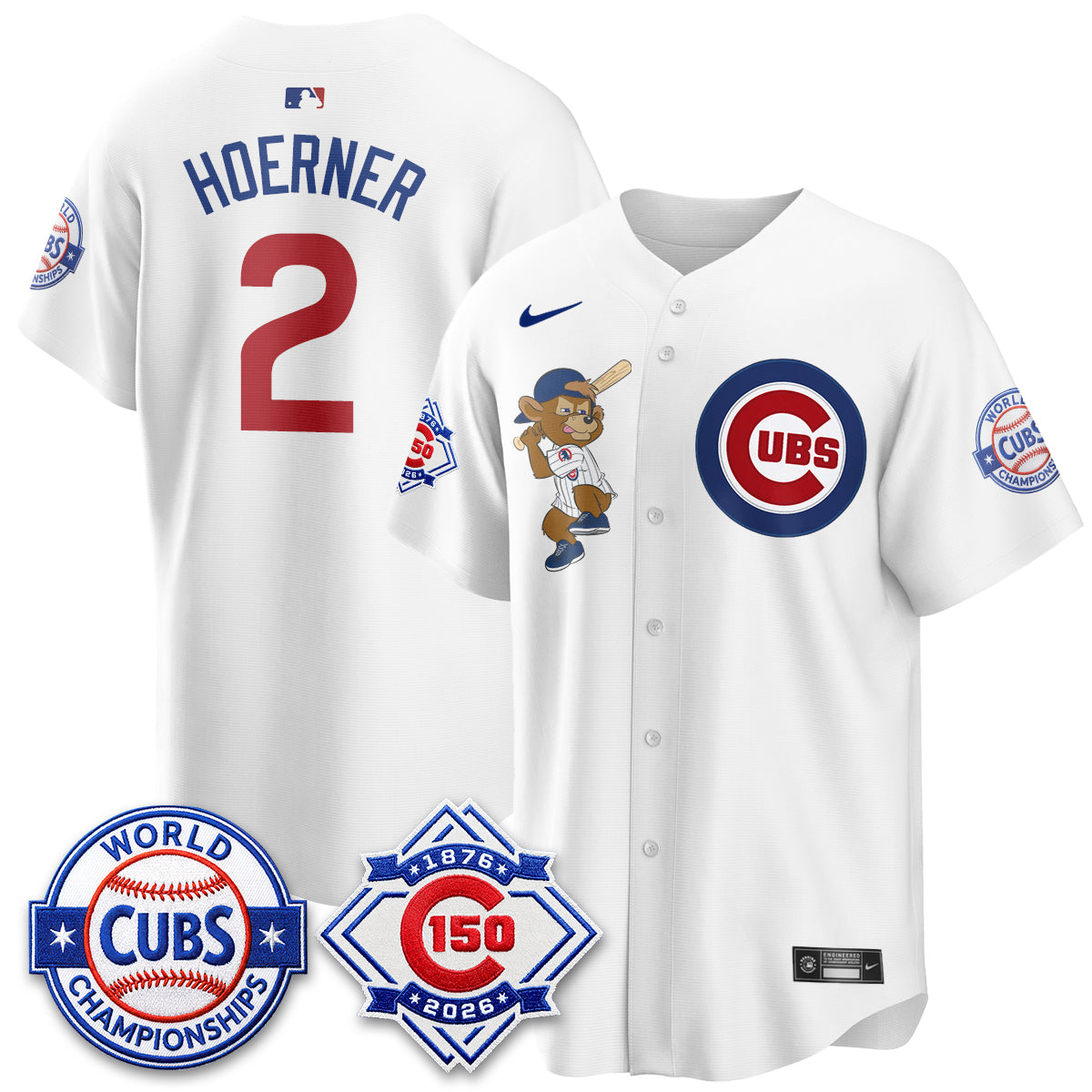 Chicago Cubs Clark Edition Vapor Limited Jersey - Stitched