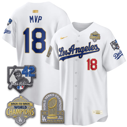 LAD 2026 New Era Gold Collection Vapor Limited Jersey - B2B Champs - All Stitched