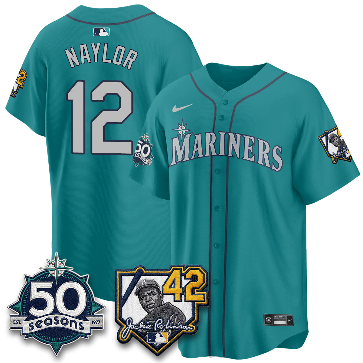 SEA 2026 Jackie Robinson New Era Vapor Limited Jersey - All Stitched