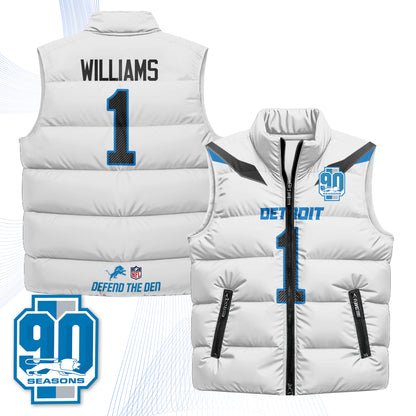 DET Xmas 2026 Rivalries Puffer Vest - Printed